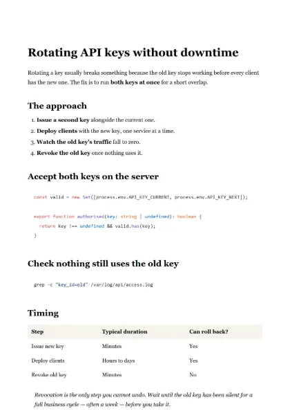 First page of the How-to guide template